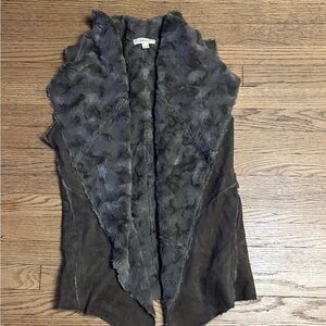 Onetheland brown Faux Fur Women's Vest